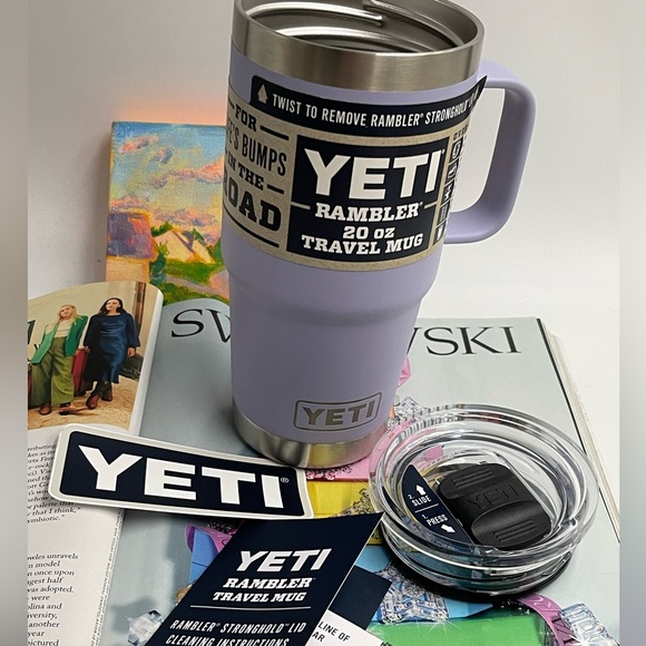 new YETI Rambler 20 Travel Mug with Stronghold Lid